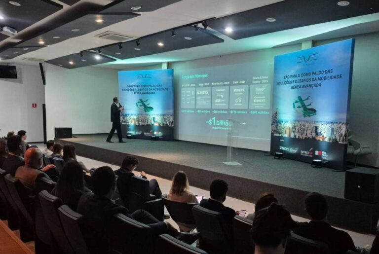 Eve Air Mobility e InvestSP promovem encontro estratégico para acelerar regulamentação e infraestrutura para voos eVTOL no Brasil