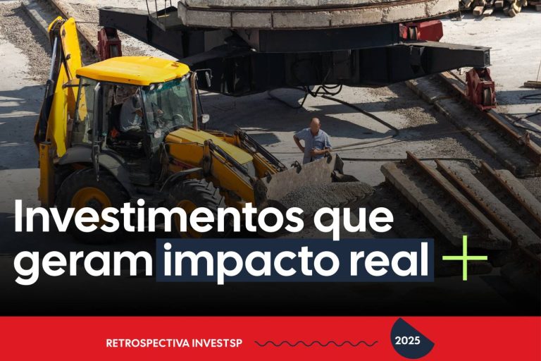 Atuação da InvestSP em 2025 fortalece projetos estruturantes e desenvolvimento regional